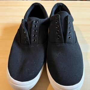 Men's Black Canvas Sneakers